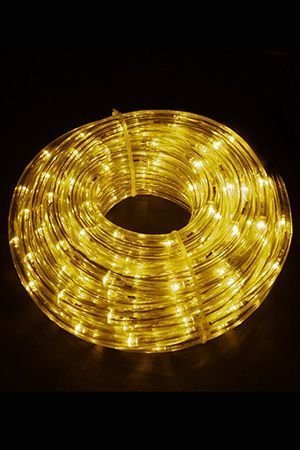 ДЮРАЛАЙТ LED (светодиодный) 3-х проводной, желтый, 13 мм, катушка 10 м, Торг-Хаус