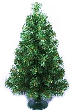 Искусственная елка СОФИЯ зеленая, настольная, (хвоя - PVC), 45 см, Ели PENERI