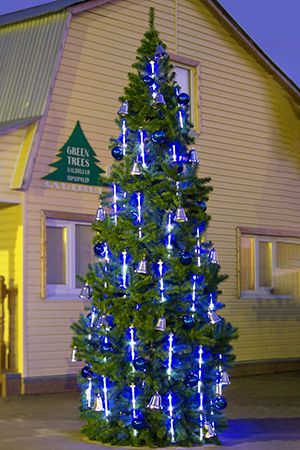 Комплект освещения Тающие Сосульки для елки 12 м, GREEN TREES