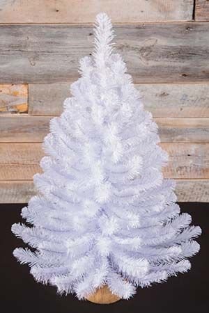 Искусственная белая елка Исландская белоснежная в мешочке 90 см, ПВХ, Triumph Tree