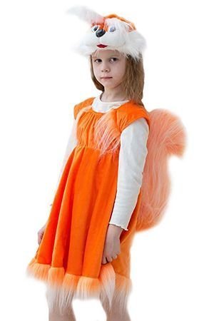 Карнавальный костюм БЕЛКА, на рост 104-116 см, 3-5 лет, Бока