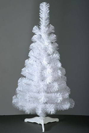 Искусственная белая елка София 90 см, ПВХ, Ели PENERI